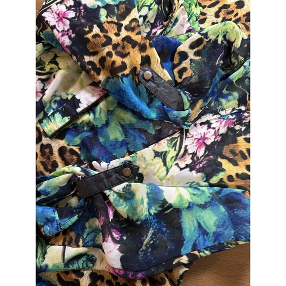 Notations Tunic Blouse Women Size 1X V Neck Long Sleeve Colorful Lightweight - Picture 8 of 11